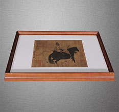 安图书画装裱配框服务案例